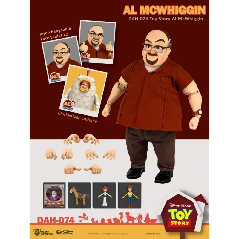 Spot Asli Pixar Toy Story 2 Al Joint Mobile Hands Soldier Hadiah Periferal Kartun Anime Hadiah Ulang Tahun Dekorasi Desktop