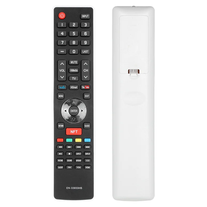EN-33933HS EN33933HS Control Remoto para Hisense, para Televisores Hisense 32K20DW 32K366W 40K366W 46K360M 50K366W 50K366GW K366W K