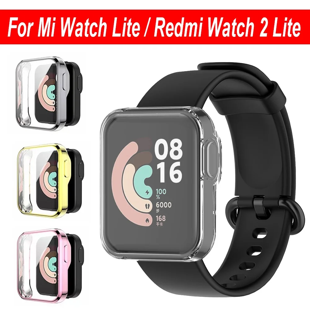 Screen Protector Case Full Cover for Xiaomi Mi Watch Lite / Redmi Watch 3 2 Lite Active