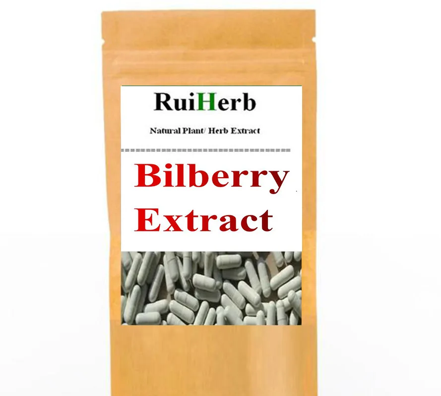 

1Pack 120pcs, Bilberry Extract Powder Capsule