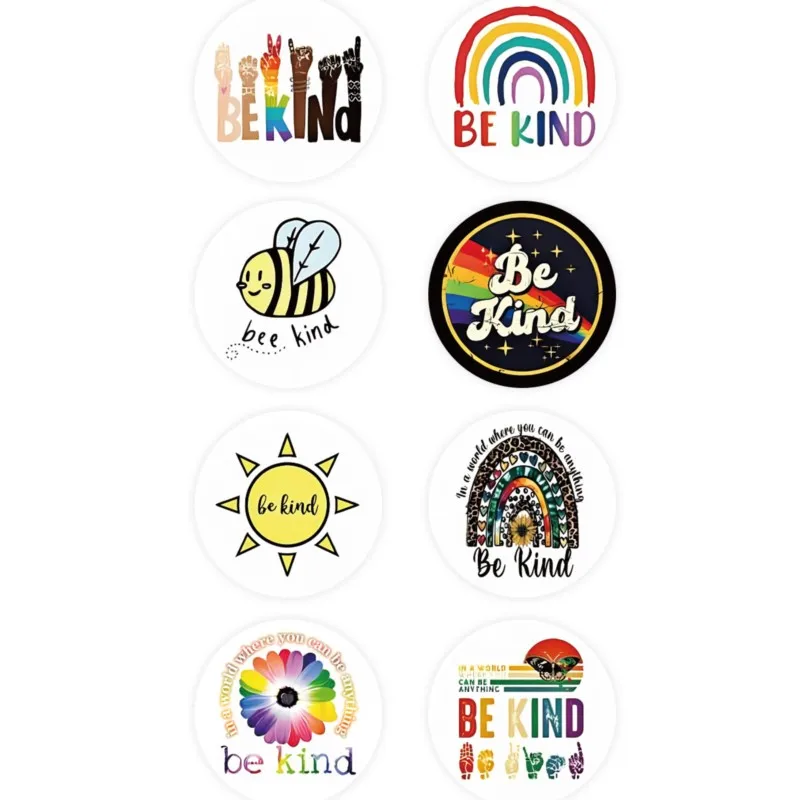 

100-500 шт. круглая подарочная печать, этикетка, наклейка для дневника, канцелярские наклейки, наклейки «спасибо» для декора свадебной вечеринки, наклейка ручной работы