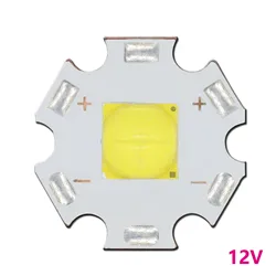 LED beads 12V fashligh Imported lamp copper origina Beads 6V 18W 30W LED Emitter 6V with 20mm Copper PCB 6500K