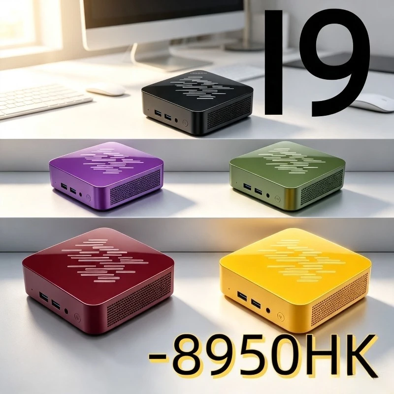 High Performance NEW Intel Core I9 8950HK 16GB RAM 1/2TB SSD Bluetooth 5.2 WiFi6 1000M Ethernet  Gaming Office Intel I9 Mini PC