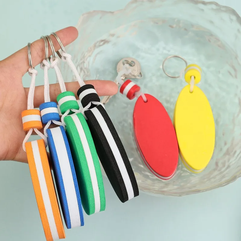 EVA Floating Keychain Boat Marine Floating Anchor Yacht Key Buckle Sailing Float Rowing Boats Swimming Sport Accessories