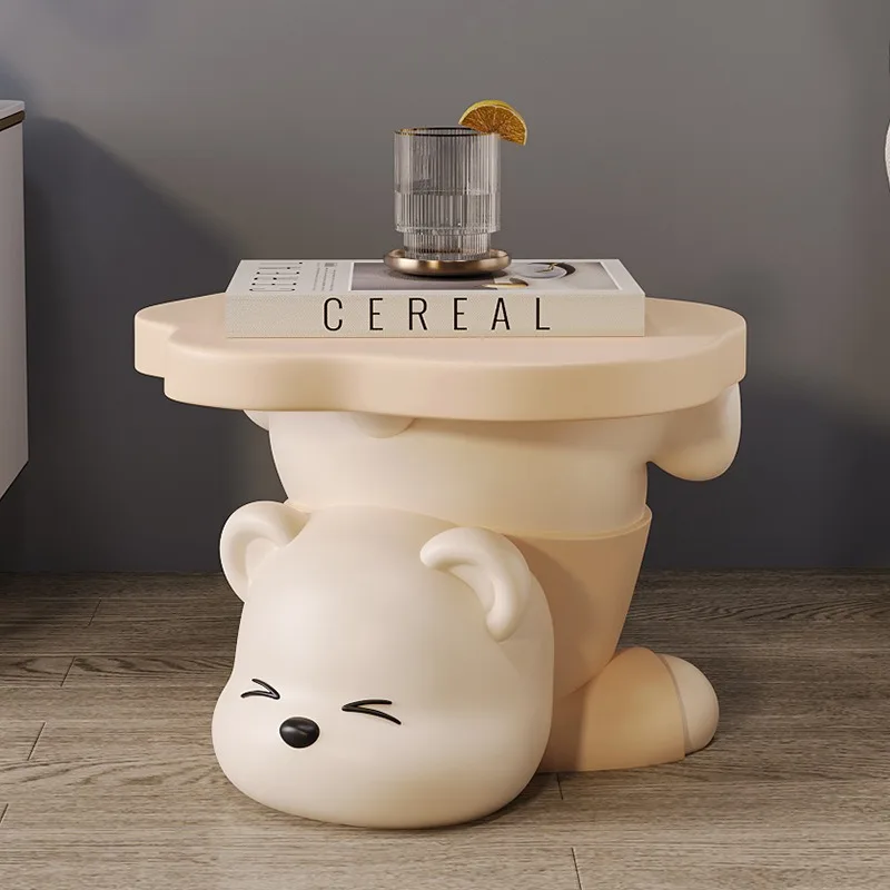 Cute bear can sit at the door of the shoe changing stool Cartoon household shoe cabinet Entry porch Wear shoe stool decorations