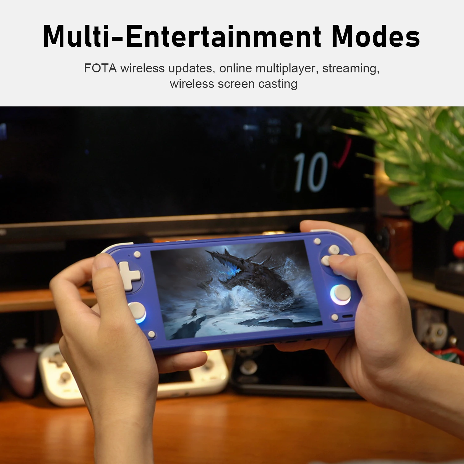 Anbernic RG 55G1 Retro Handheld Game Console 5.5" IPS Android 6000mAh 3D Hall Joystick Trigger AI WiFi RG55G1 Video Games Player view 6