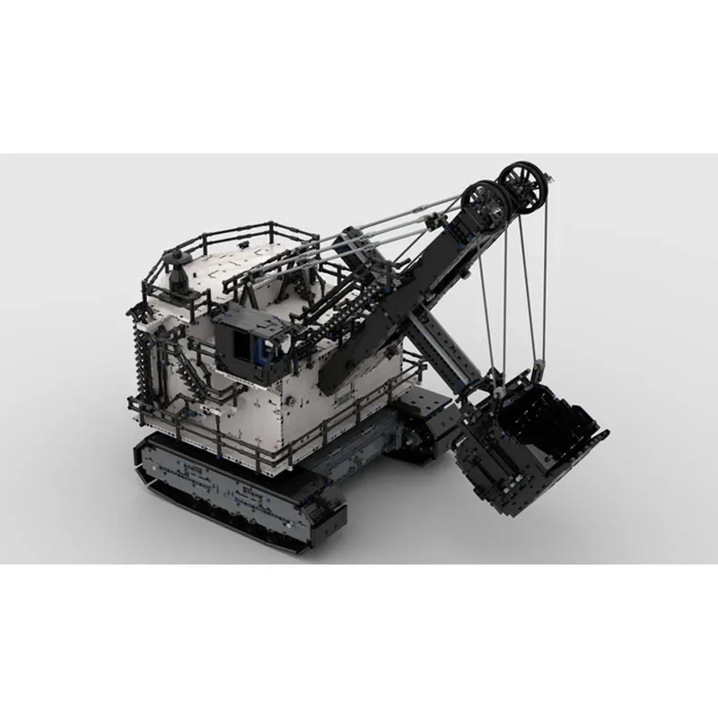 MOC-99684 حبل عملاق مجرفة حفارة بيضاء 10035 أجزاء سوبر عالية الصعوبة خياطة بنة نموذج KidsBirthdayToyGift