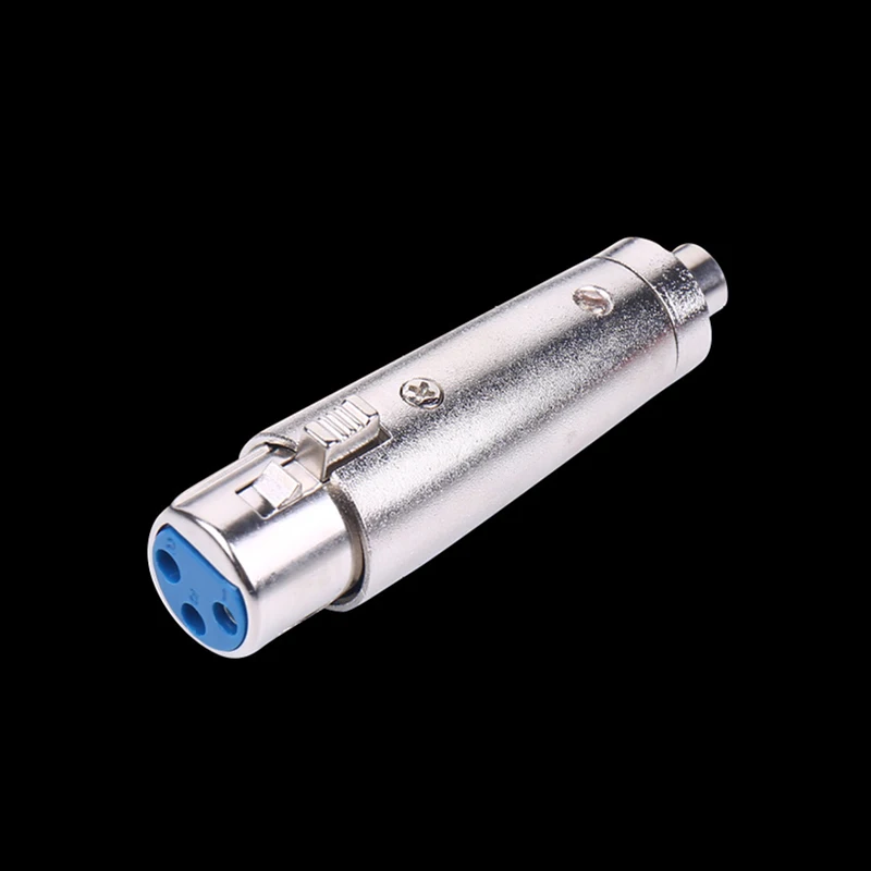 3 Pin XLR Plug Female to RCA Female Audio Jack Adapter Connector for Microphone Amplifier Speaker High Quality