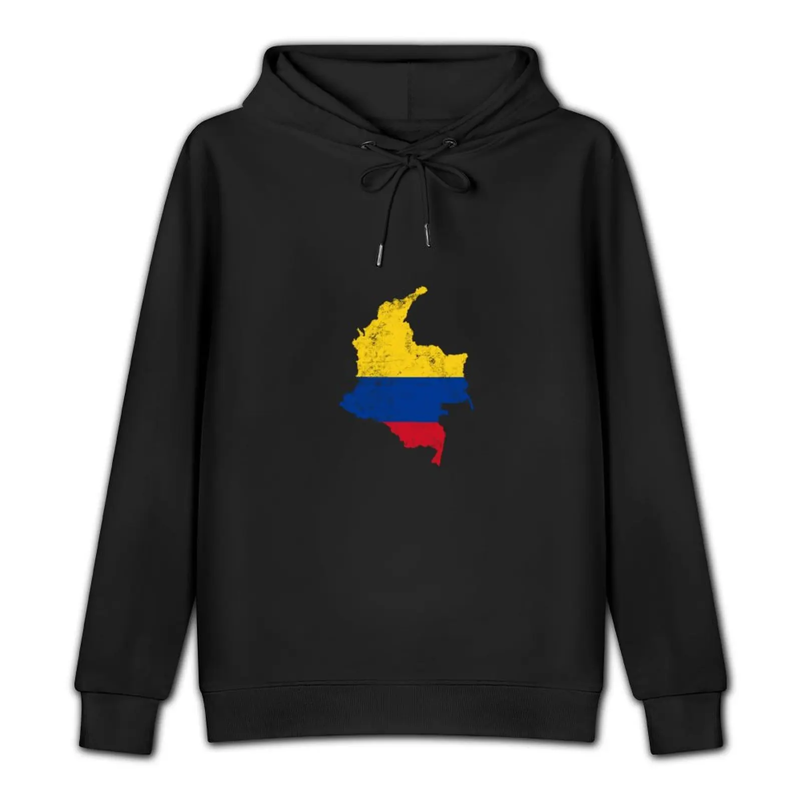 Colombia Flag design distressed vintage Pullover Hoodie blouse men clothing new features of hoodies & sweatshirts