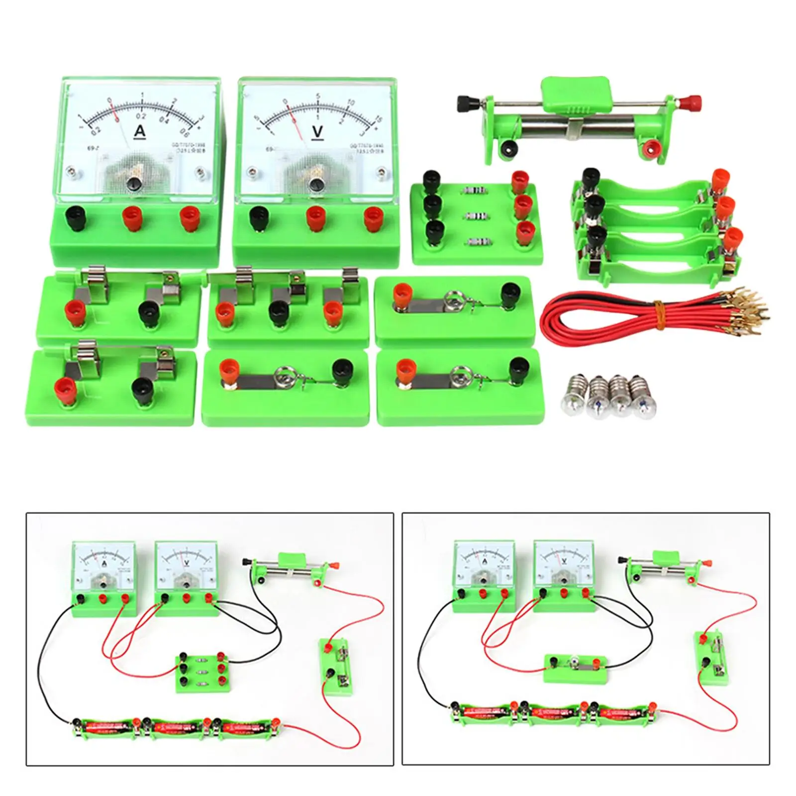 

Научная лаборатория Портативный легкий набор для экспериментов по физике Circuit Physics Electric
