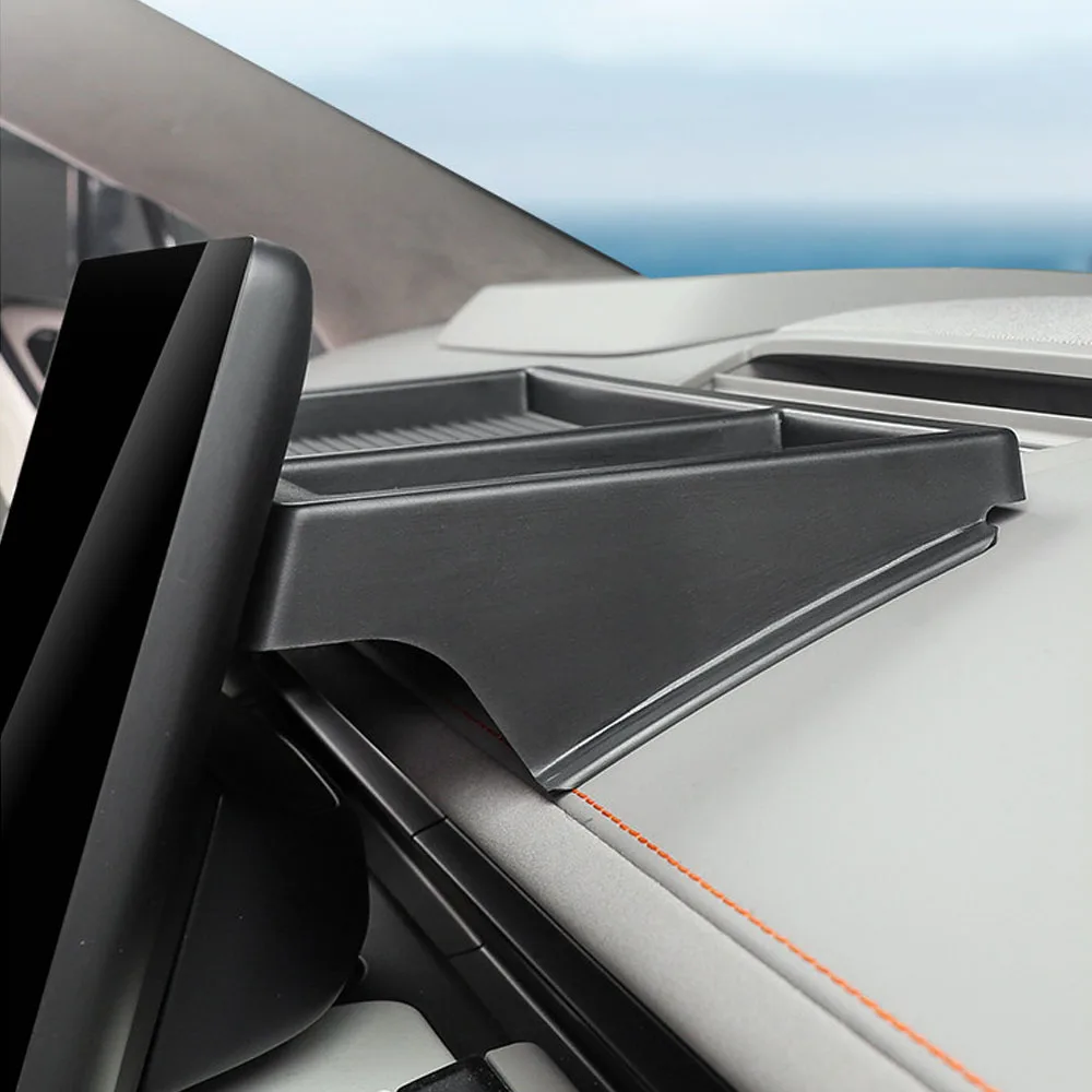 Suitable For ZEEKR 7GT 2026 2027 Storage Box Behind Navigation Screen Car Modification Parts ABS Material Storage Box 3