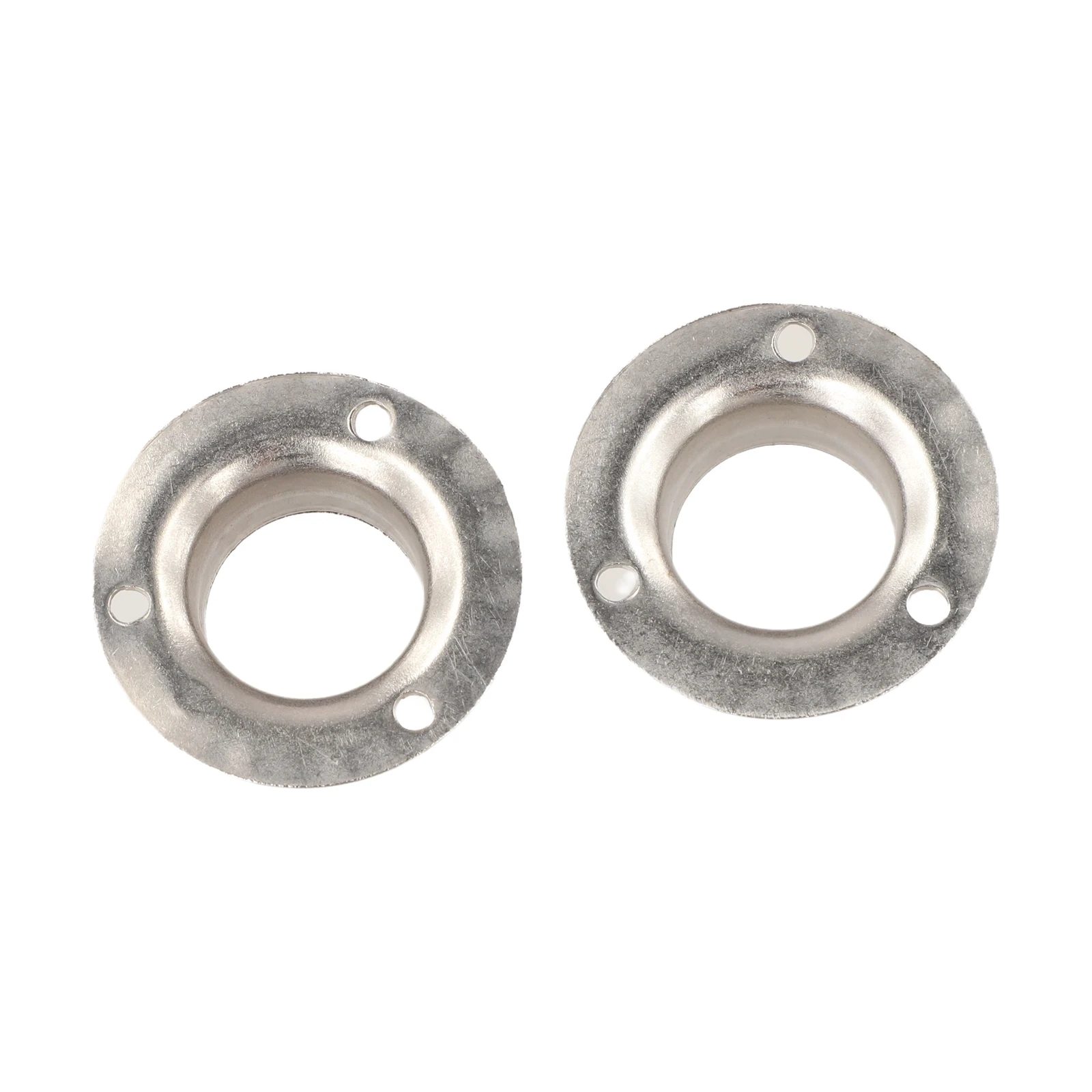 Ceiling RAIL BRACKETS Closet Rod Holder 2 Pcs 25mm Cabinet Cupboard Solid Color Stainless Steel Support Bracket