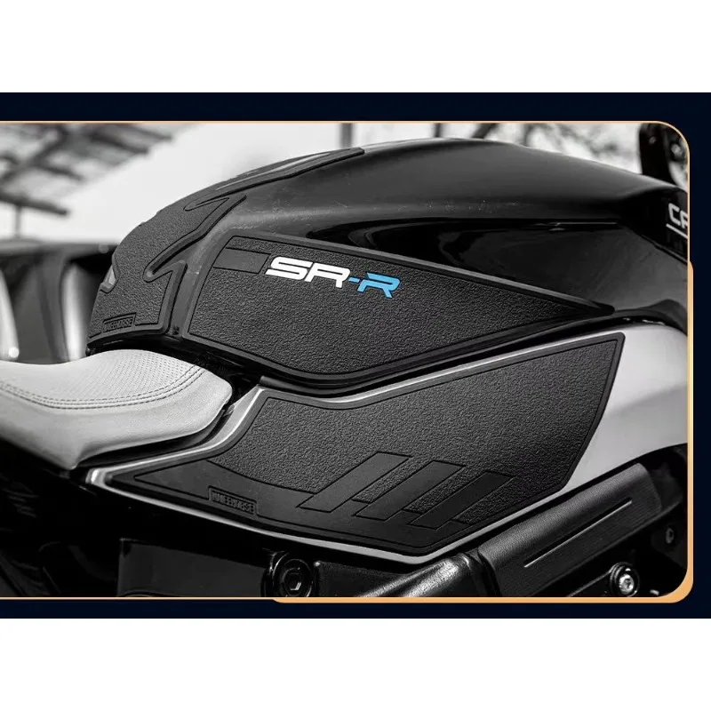 New FOR CFMOTO CF MOTO 675SRR 675SR-R 675SR R Motorcycle Non-slip Side Fuel Tank Stickers Waterproof Pad Rubber Sticker