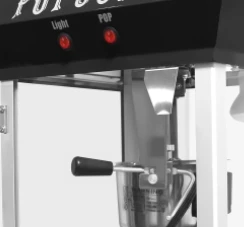 Bar Style 6 Ounce Popcorn Machine Black Body Metal Shell High-efficiency Heating Element Popcorn Making For Home Commercial