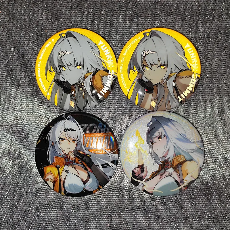 

Игра Zenless Zone Zero Yixuan, реквизит для косплея, значок Yixuan, светоотражающий стиль, игровые товары, значок Yi Xuan для подарка на Хэллоуин