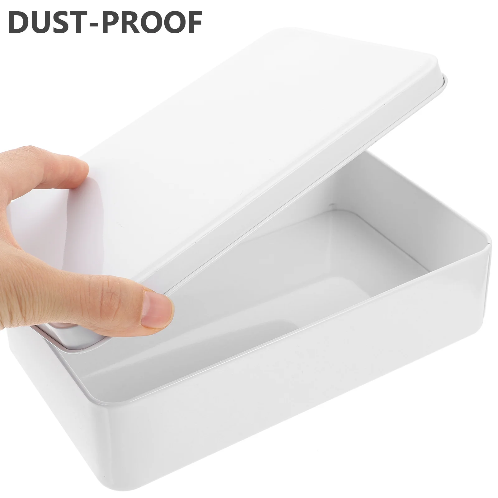 

3pcs Small Tin Empty Rectangular Tinplate Box With Lid Gift Storage Container Candy Packaging Case Snacks Holder Sturdy Sealing