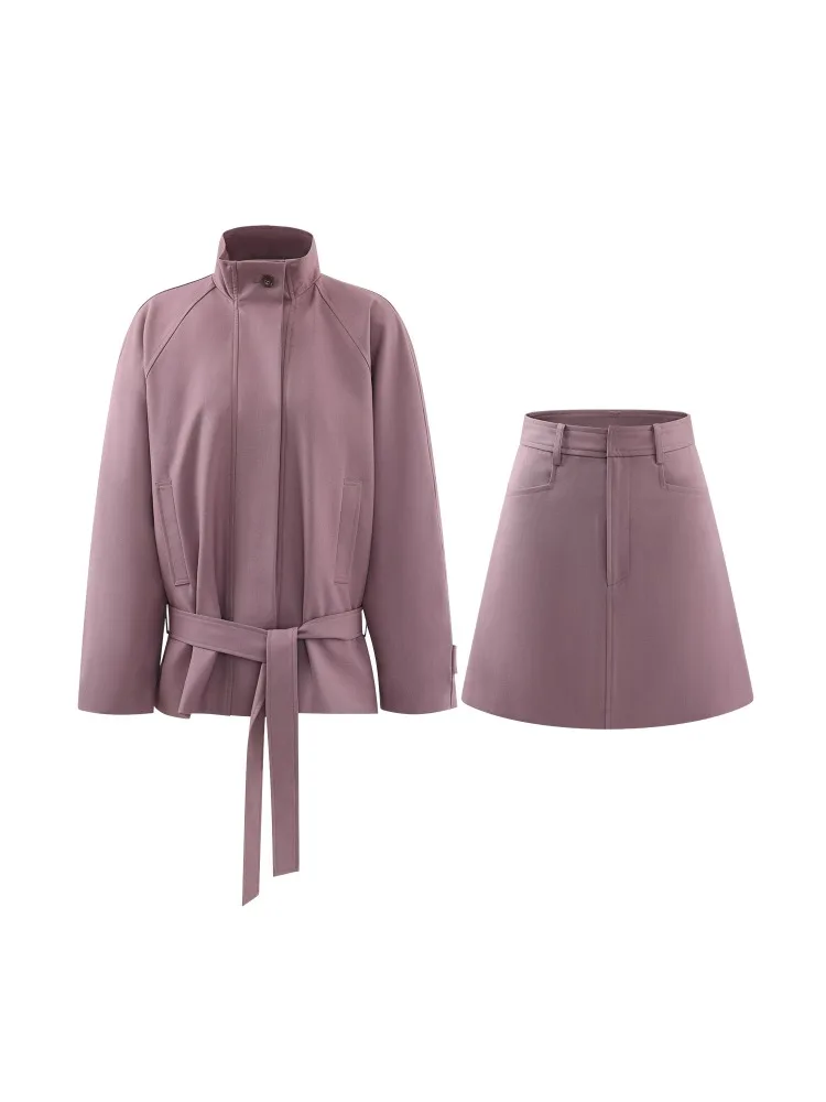 Women's Oversized Trench Coat - Loose Fit Raglan Sleeve Jacket