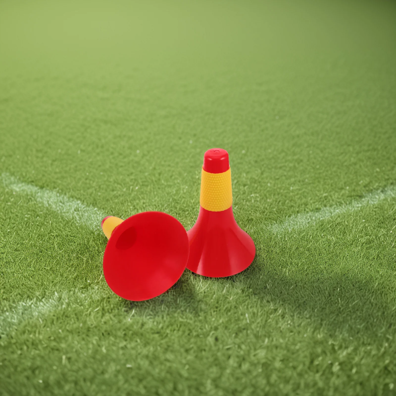 

2pcs Soccer Training Cones For Drills Bright Orange Lightweight Sport Cones Football Agility Marking Boundaries Obstacle