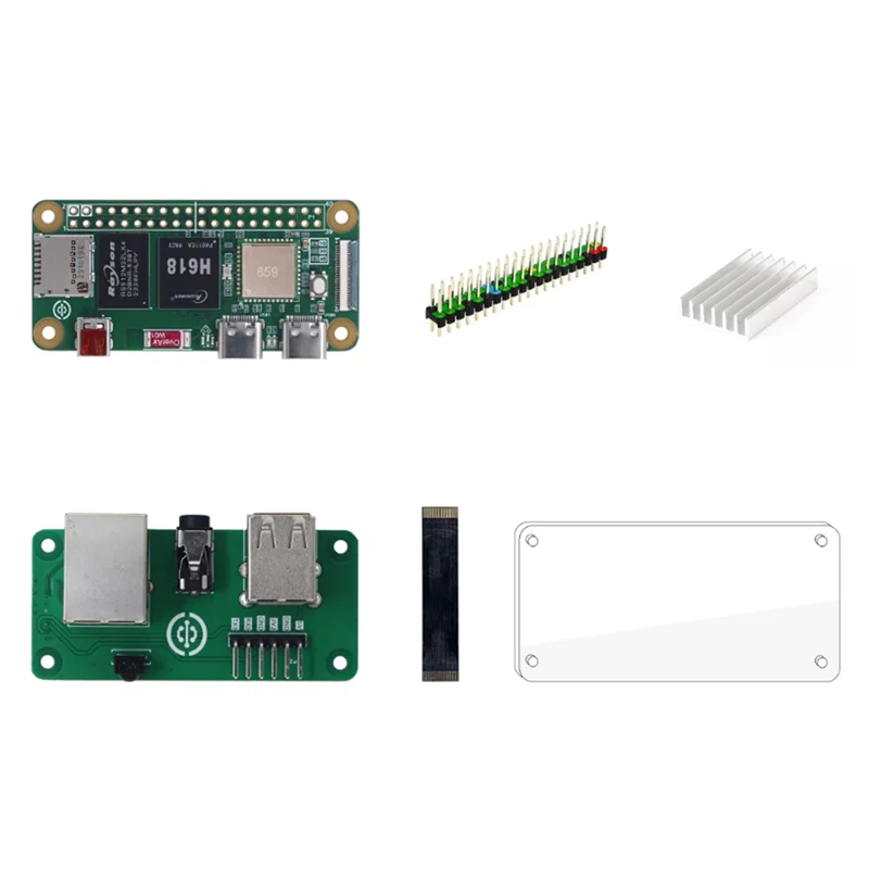 Hervorragend für Walnut Pi Zerow 2 GB Allwinner H618 Wifi Bluetooth Mini PC Development Board SBC Single Board Computer