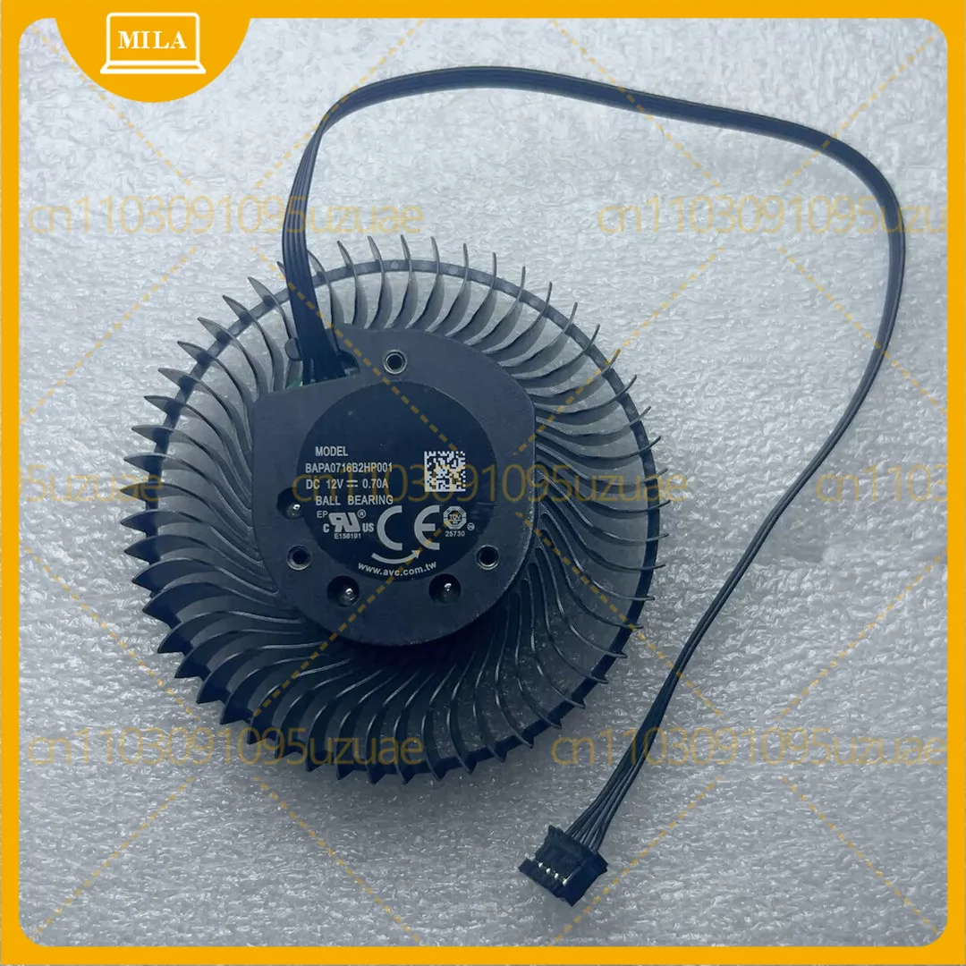 BAPA0716B2HP001 Cooling Fan for NVIDIA Quadro RTX A4000 Graphics Video