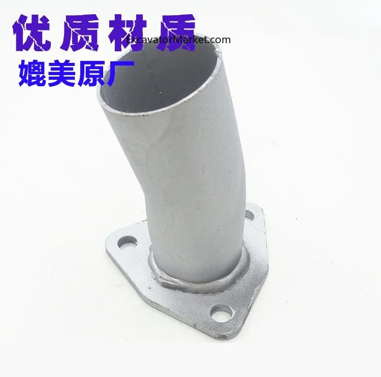 For SANY SY 205 KATO HD 512 Mitsubishi 4D34 SUMITOMO excavator Engine muffler connecting pipe accessories For excavator