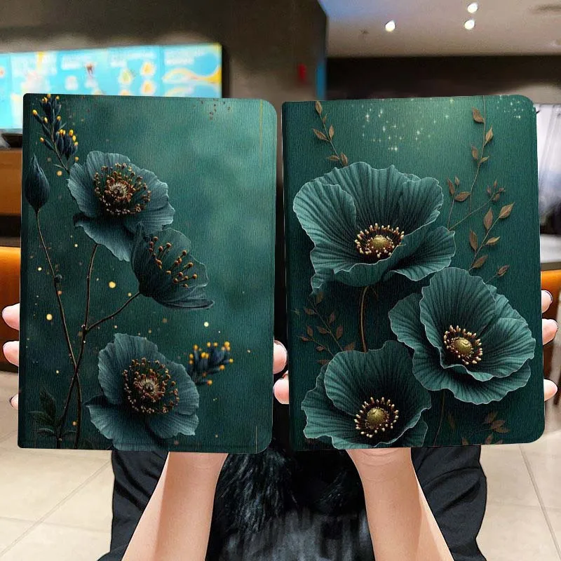 

Beautiful Sparkling Bloom For Honor Pad 8 V8 9 GT MagicPad 13 3 2 Tab MatePad Pro Air 12 X 12.6 Foldable Tablet Case Gift