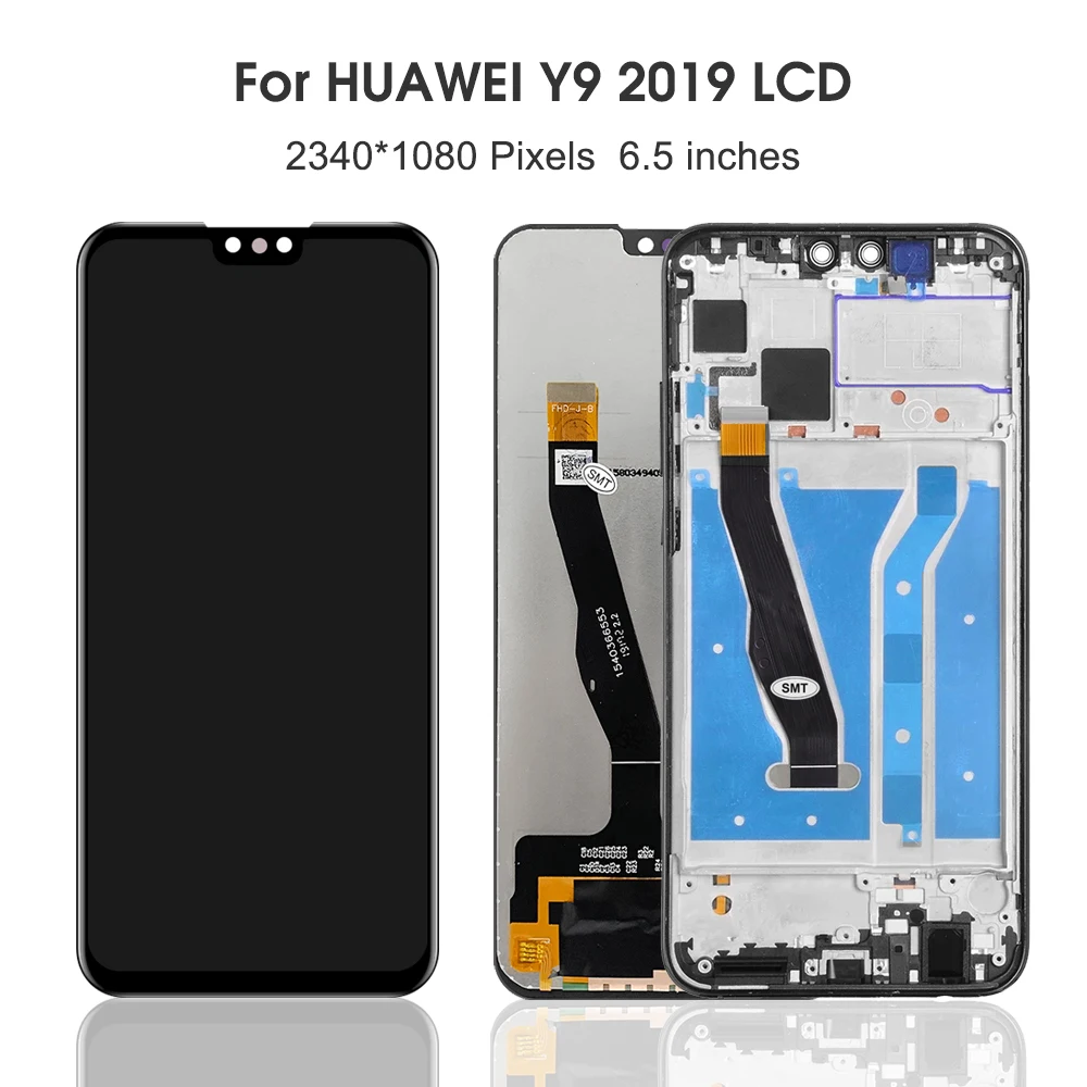 For HUAWEI 6.5\'\'Y9 2019 For AMOLED Enjoy 9 Plus JKM-LX1 LX2 LX3 AL00 LCD Display Touch Screen Digitizer Assembly Replacement