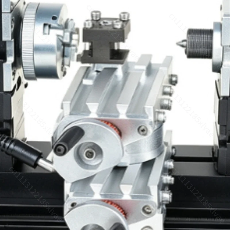 For Desktop Mini Metal Lathe, 60W High Power DIY Machining Equipment for Student Lab Metal Model Craft Processing