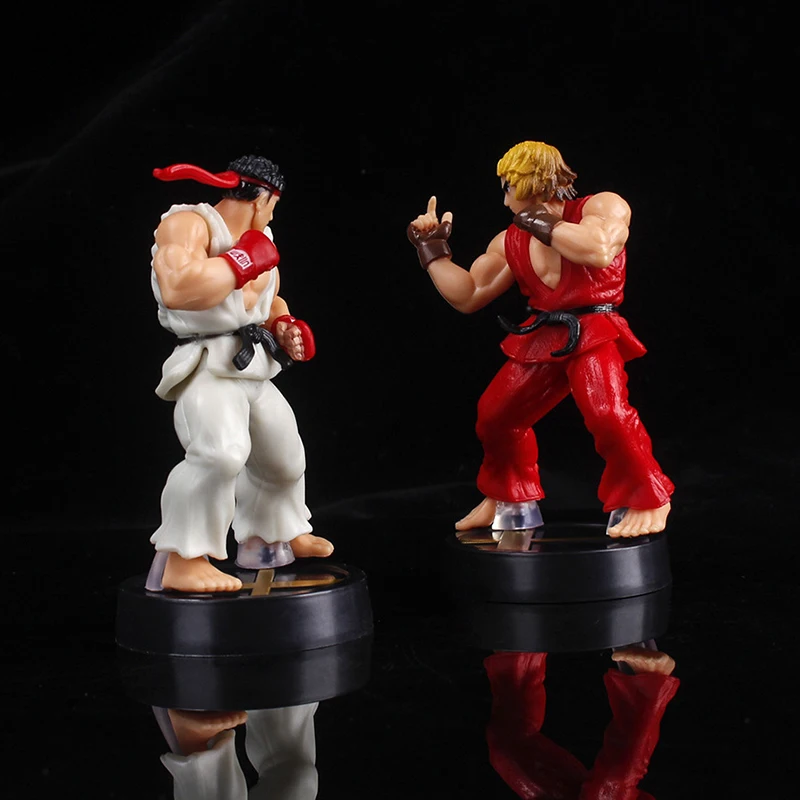 Anime Ken Masters Hoshi Ryu Action Figure PVC Toys Cute Street Fighter Game Dolls Room Decor Birthday Gift For Boys