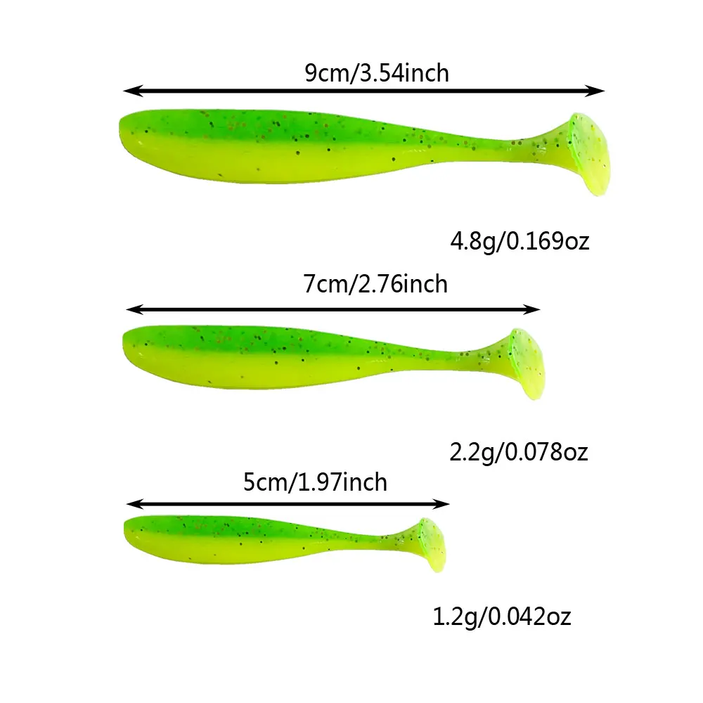 Balleo Easy Shiner – señuelo blando Shad para lucio, 5/7/9 cm - imagen 3