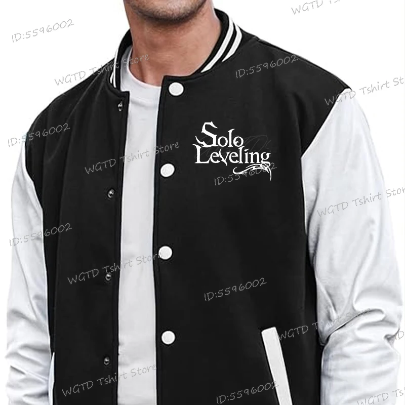 Oblíbené anime Solo Leveling grafické bundy Pánské Dámské knoflíky Baseballová uniforma Manga Sung Jin Woo Grafické Unisex Sportovní kabáty - náhled 4