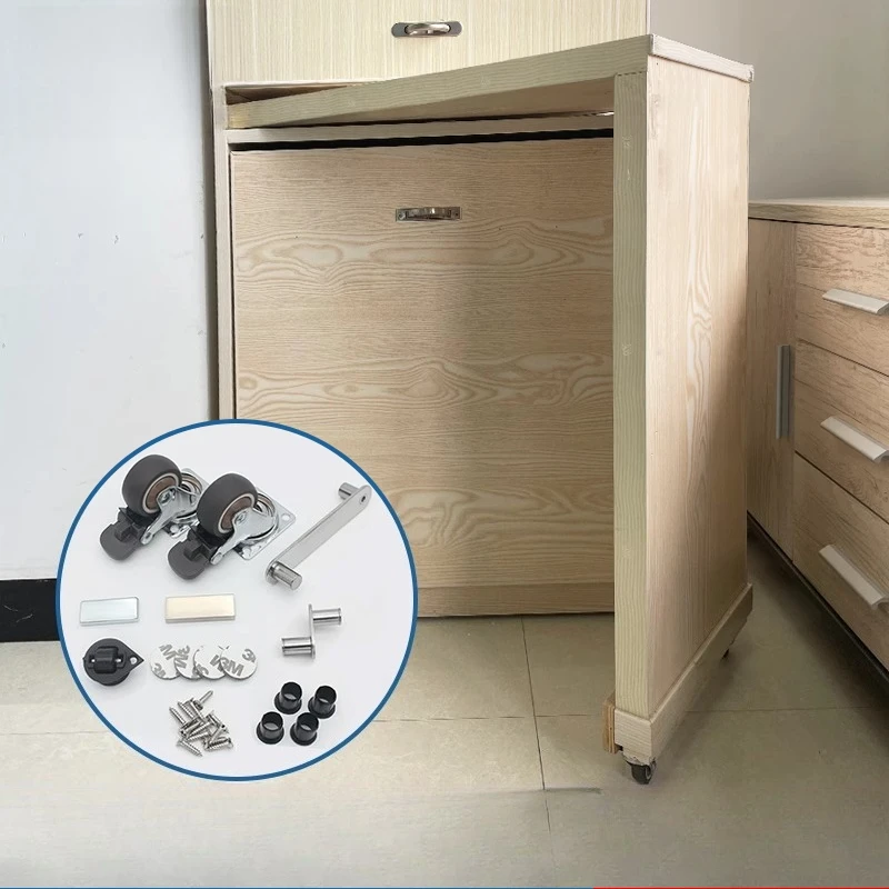 

Small Whirlwind Folding Table 360 Degree Rotating Desktop Folding Dining Table Bar Countertop Table Hardware Accessories