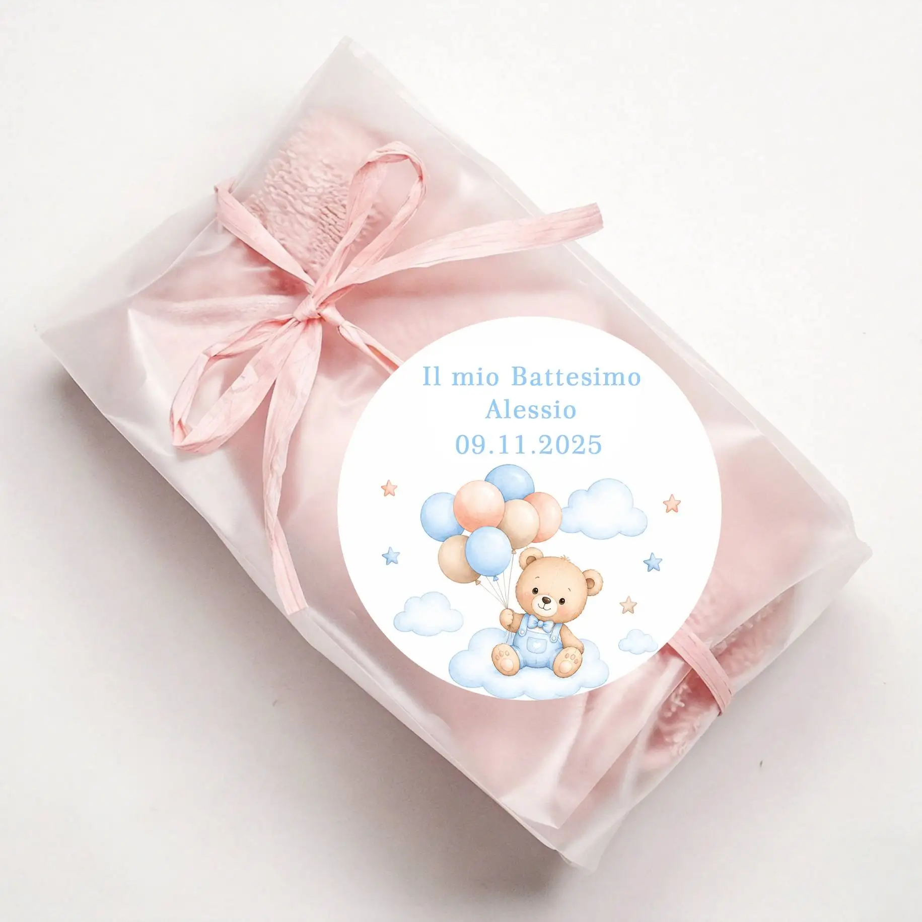 Customized Personalized Baptism Stickers, Wedding Stickers, Holiday Gift Stickers, Birthday Stickers / Wedding Stickers, Custom Sweet Birthday Stickers Suitable for Birthdays, Baptism Parties, Bridal Showers, Wedding Birthday Seal Stickers, Exquisite Round Custom Design Suitable for Parties and Gift Boxes. Category: Universal Labels view 4