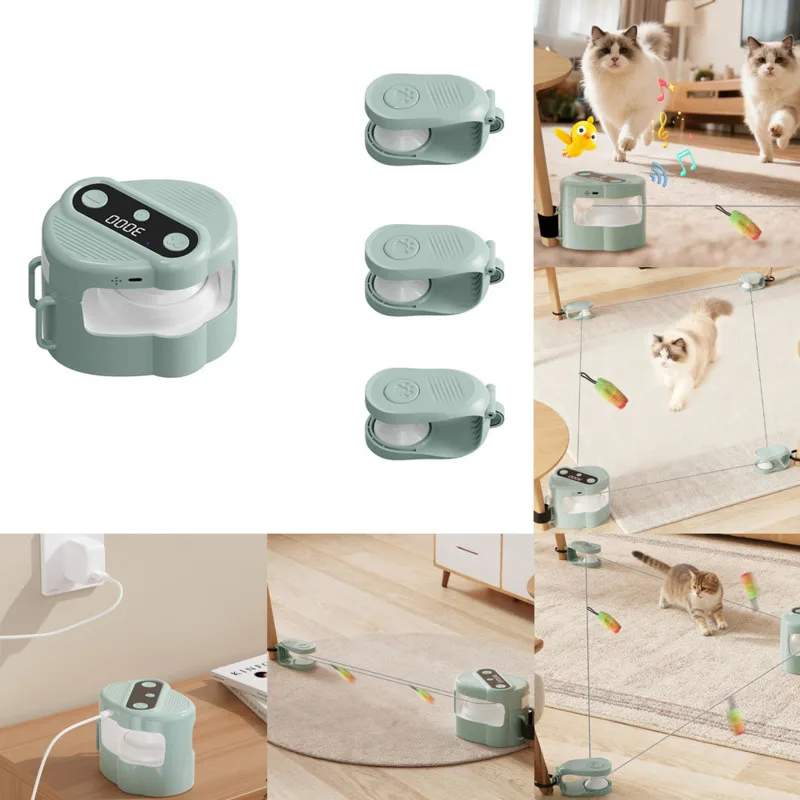 

Bird And Fish Interactive Cat Toy Remote Control Remote Control Teaser Toy Graffiti Sound Hunting Toy Funny Pet Playing Toy Gift