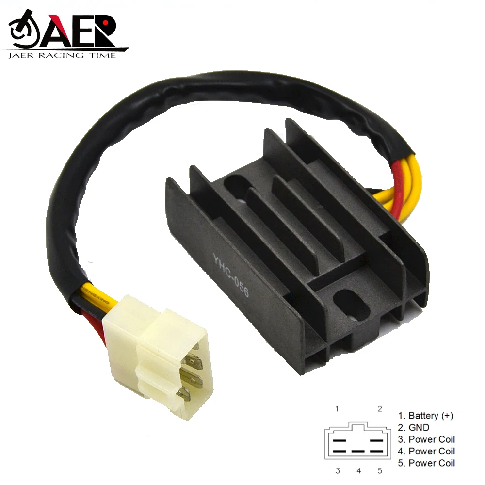 5 Pin Voltage Regulator Rectifier for Suzuki DRZ250 DR-Z250 2001-2009 LT-F160 LT-F250 LT-F300 LTF160 LTF250 LTF300 LT160