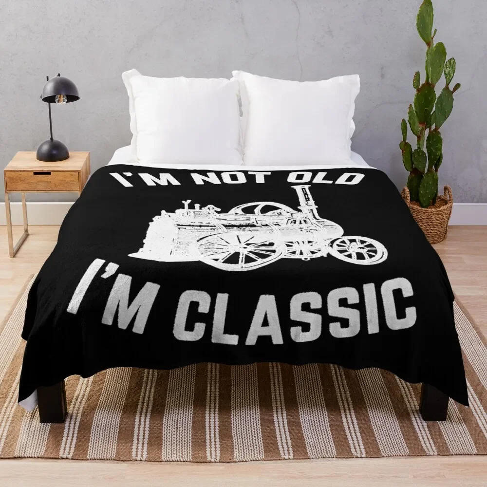 

im not old im classic Essential Throw Blanket funny gift Kid'S valentine gift ideas Bed linens Blankets