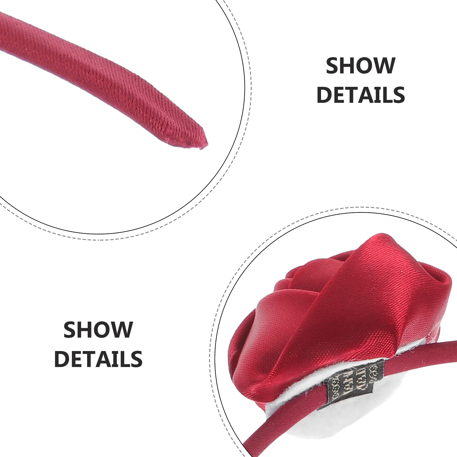 

Vintage Floral Headband Stylish Flower Hairband for Bridal Wedding Party Prom Festival Comfortable Lightweight