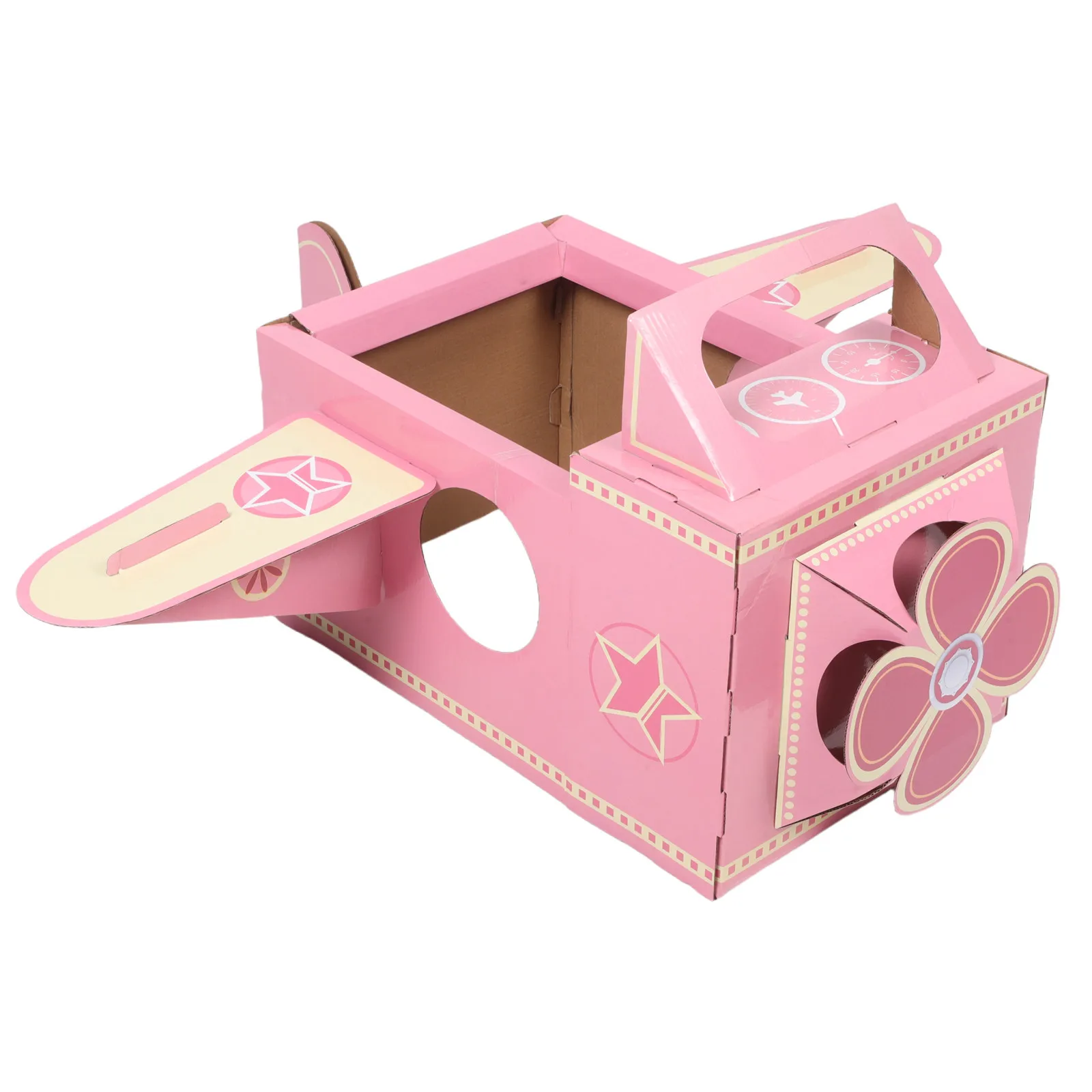Disfraz de Avión de Cartón para Niño, Traje de Avión para Niños Pequeños, Disfraz Creativo de Avión para Hacer uno Mismo