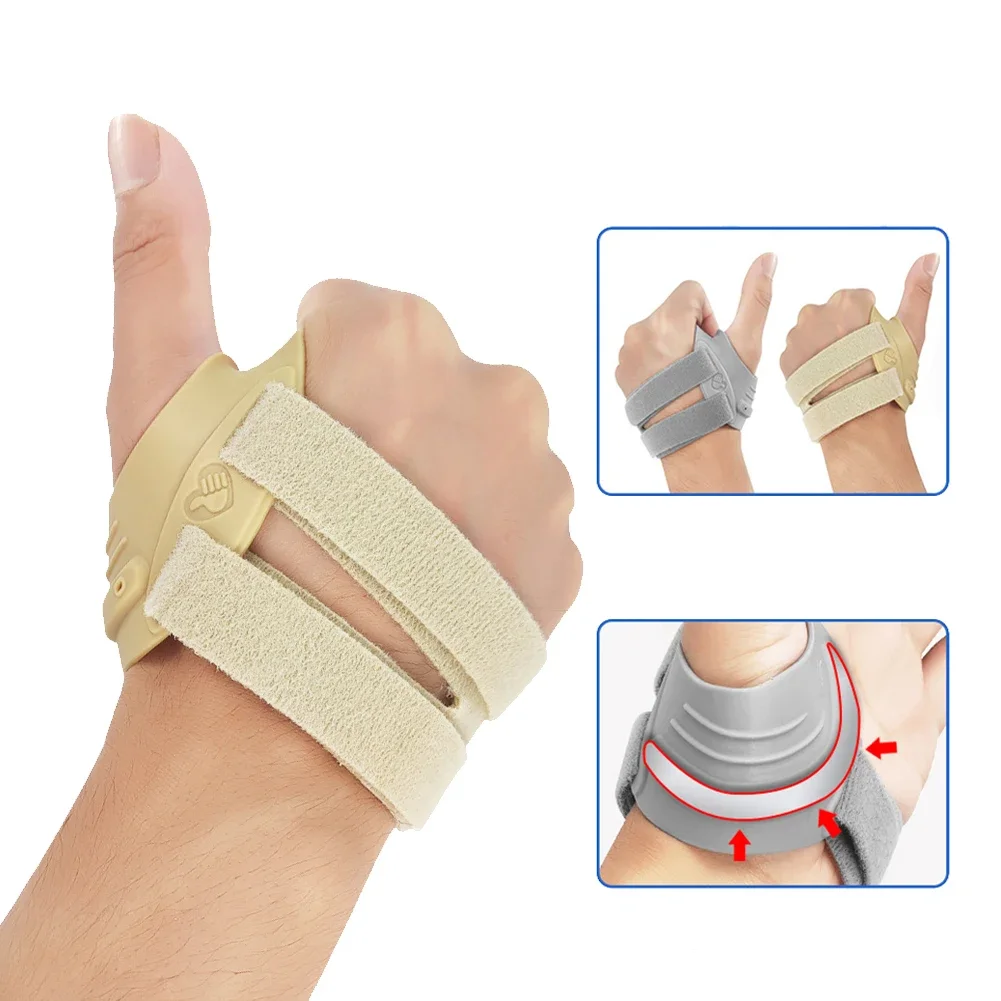 Thumb Brace Joint Orthosis Pure Color Splint Support Lightweight Breathable Right Left Hand Osteoarthritis Pain Relif Tendonitis