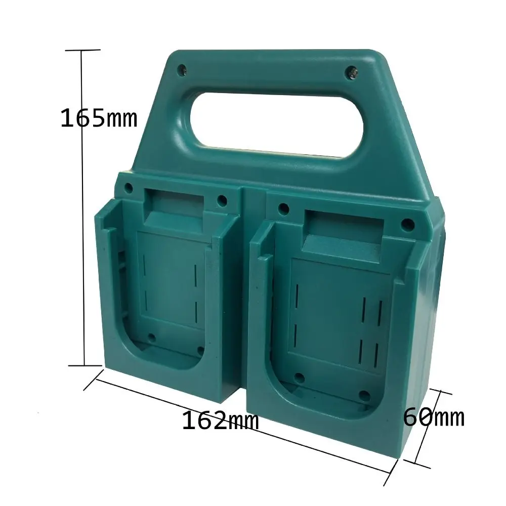 Dispositivos de fixação rack de armazenamento de bateria 4 slots/6 slots forte suporte de ferramenta de bateria base resistente a quedas impressão 3d para makita 18v