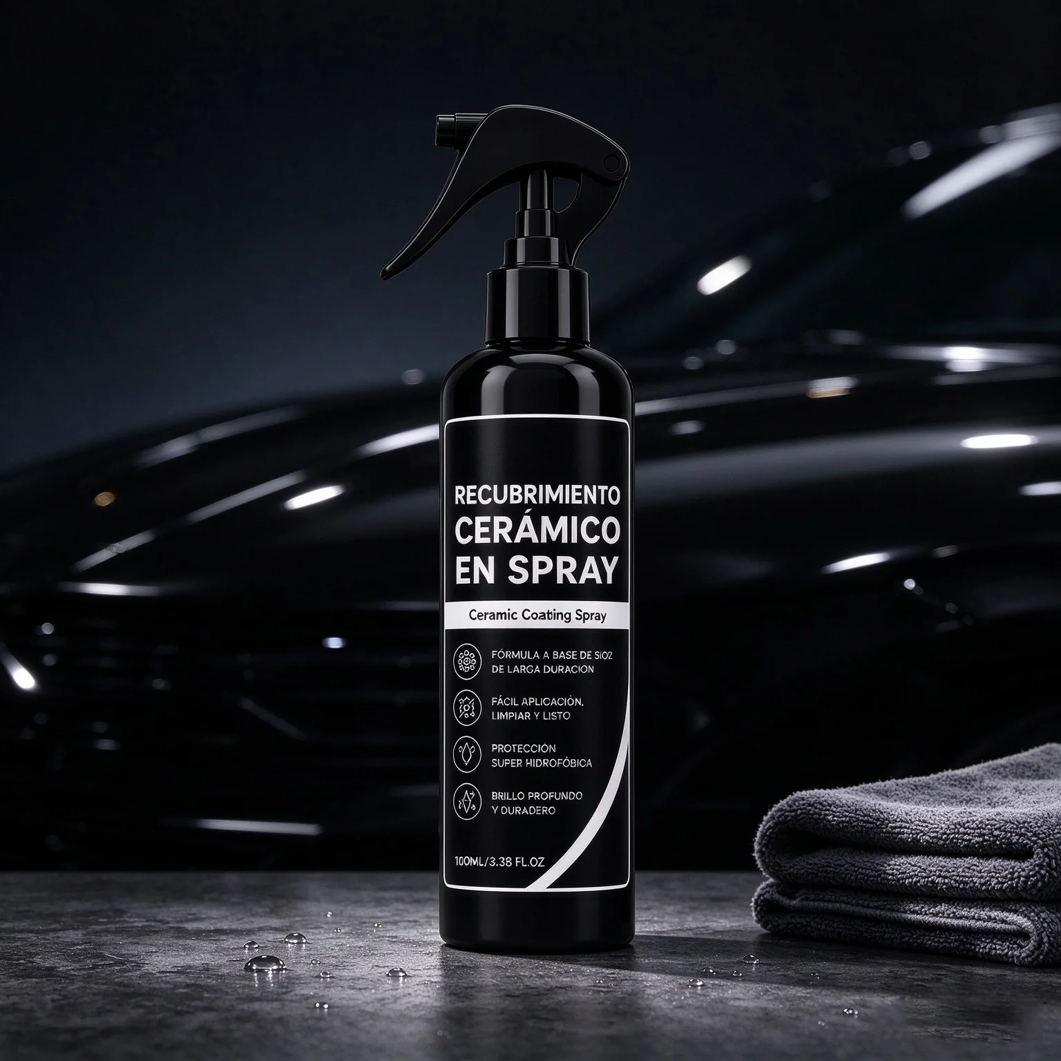 Car Ceramic Coating Spray Scratch-Resistant Paint Protection High Gloss Prevents Dirt Delays Parts Aging Body Paint Cleans Agent