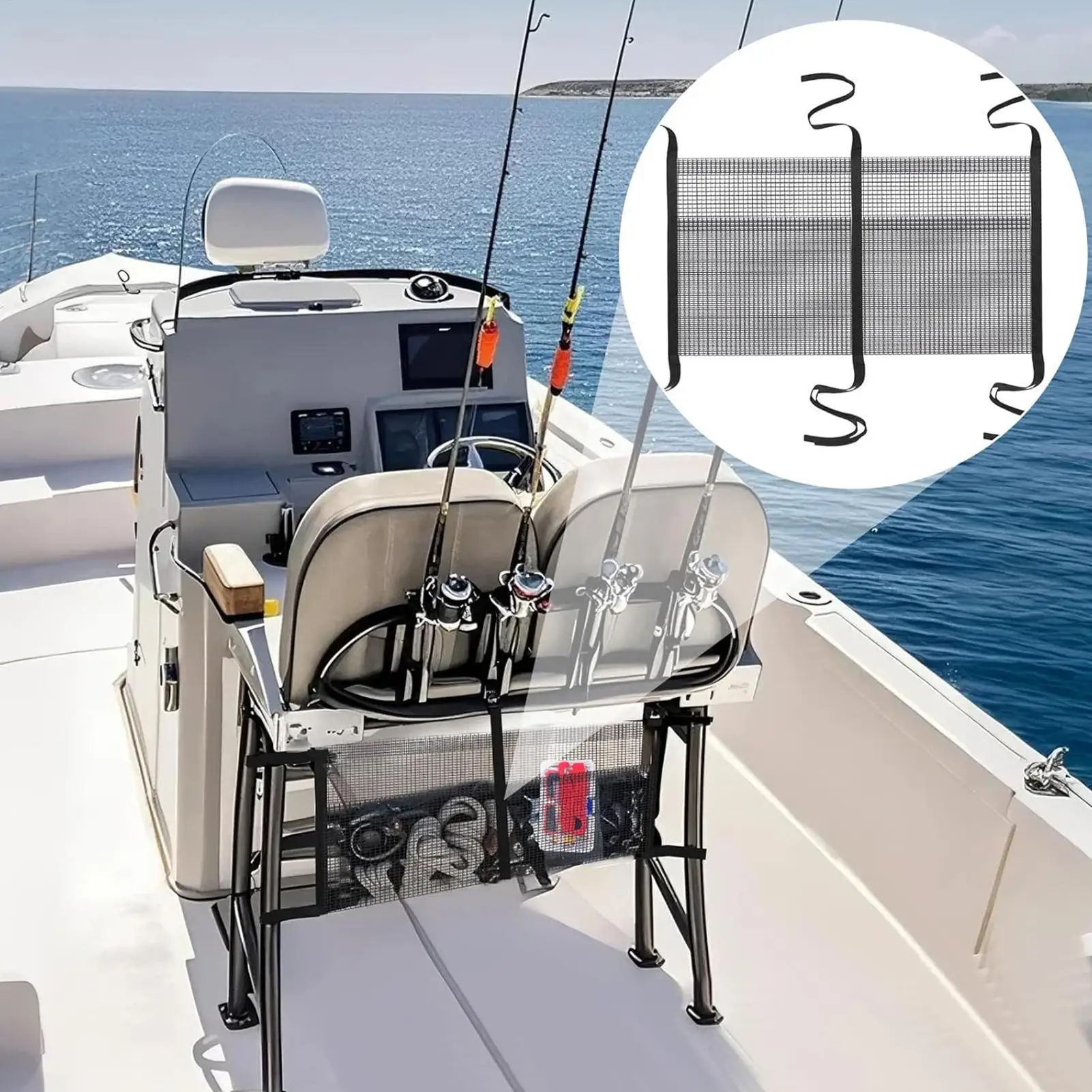 

Органайзер для лодки, грузовая сетка для яхты, карманная сетчатая сумка для батута, портативная сумка для домашних любителей рыбалки, яхт, обувь для водных видов спорта