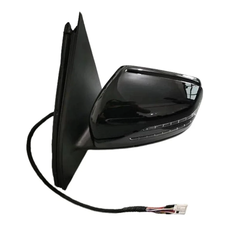 Left Side Door Rear View Mirror Assembly for W166 ML166 ML300 ML350 ML400 2012-2015 Power Folding Mirror