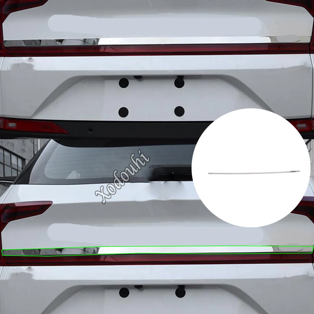 

Sticker Styling Rear Door Tailgate Bumper Frame Plate Trim Lamp Trunk Lid Parts For Hyundai Santa Fe Santafe 2019 2020 2021-2024