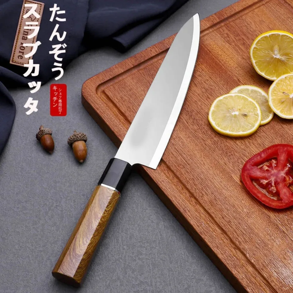 

CHUN Stainless Steel Chef's Knives Japanese Style Kitchen Cleaver Sashimi Knife Sushimi Knives 5Cr15mov Stainless Steel Blade