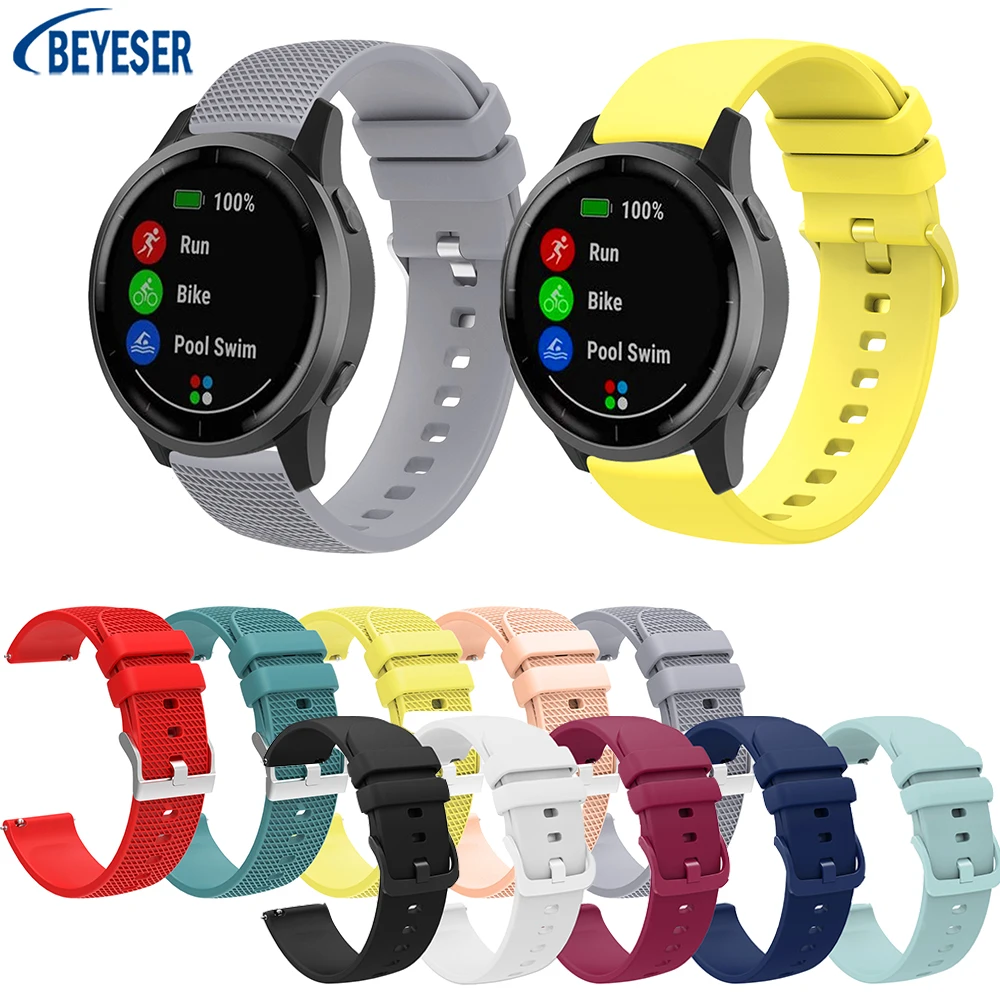 

18/20/22MM Strap For Huawei Watch GT2/GT3/3/3 Pro 46MM Silicone Sports Bracelet Wristband For Samsung Galaxy Watch5/4 40mm 44mm