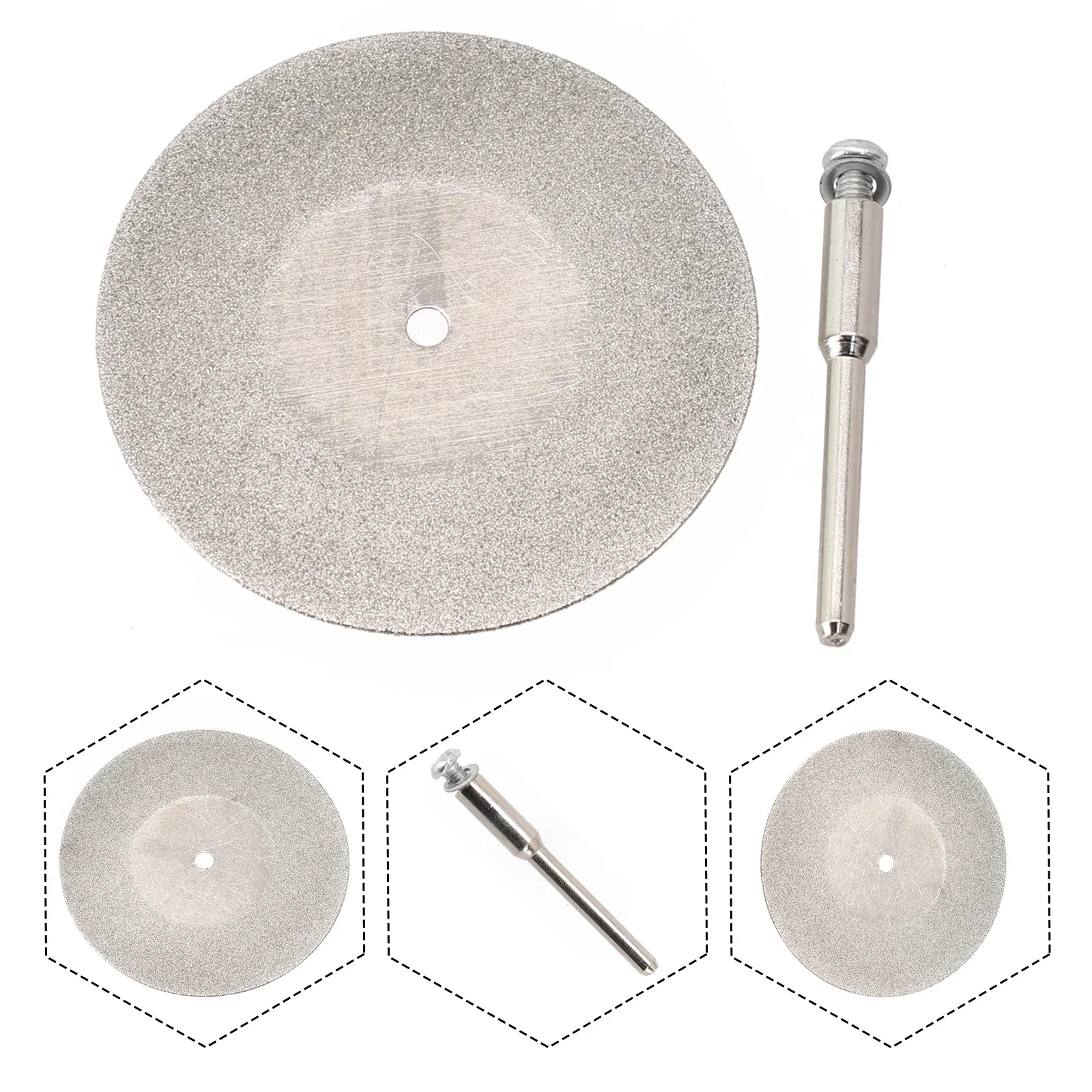 1pcs 40/50/60mm Diamond Grinding Wheel  Wood Cutting Disc Dry Wet Amphibious Rotary Tool Accessories For Cutting Metal Gem