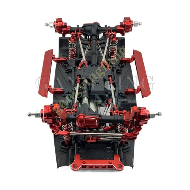 WLtoys 104020 1/10 전문가용 RC카 오프로드 4x4 2.4G 4륜구동 메탈 업그레이드 개조 키트 쇼크 업소버 스티어링 컵 풀로드