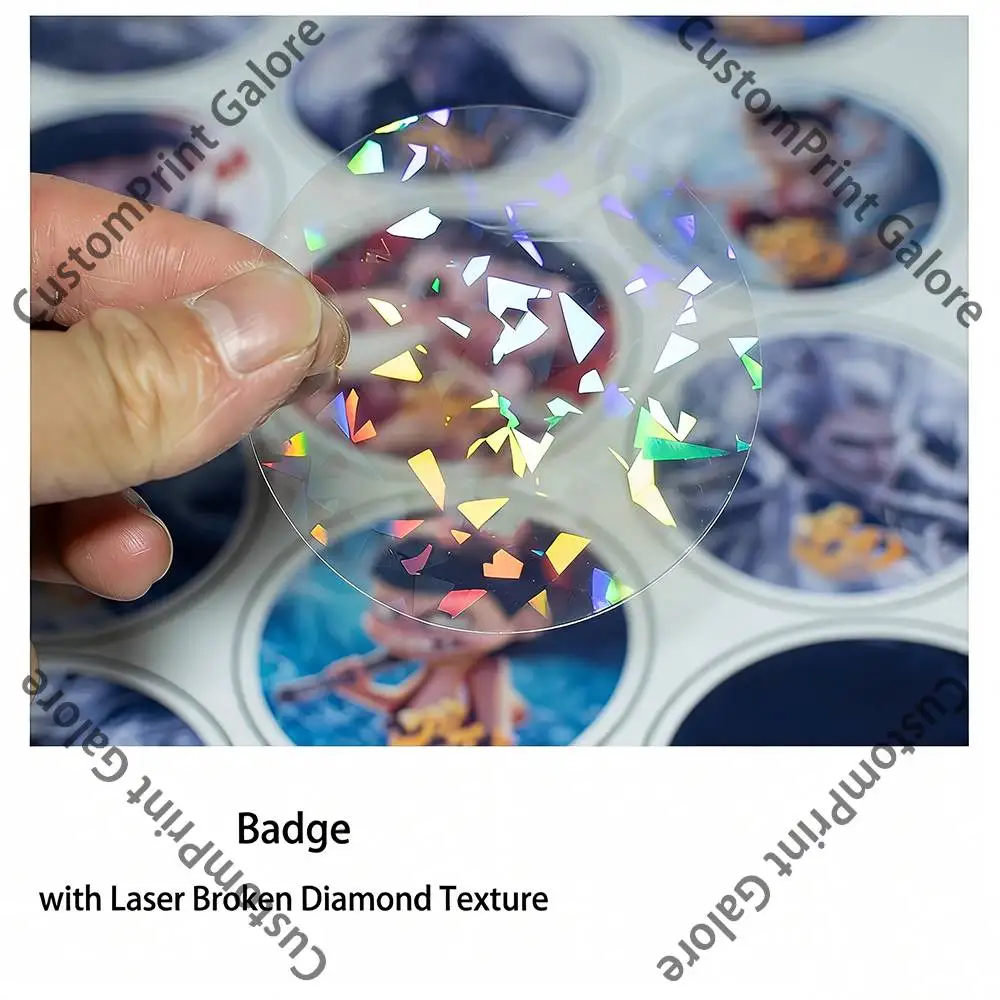 B-Ben D-Drowned Customizable Badge Tinplate Brooch Laser Film Lapel Pin for Decoration Party Small Gifts - view 5