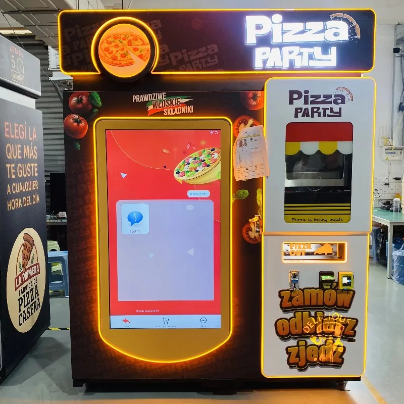 Buy Professional Automated Pizza Vending Machine With Cashless Payment Solutions High Quality Unmanned Retail Equipment
